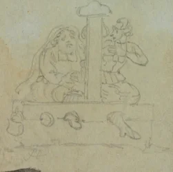 Dos hombres en un cepo